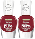 Sally Hansen - Good. Kind. Pure Vegan Nail Polish, Cherry amore, Packaging May Vary (Pack of 2)
