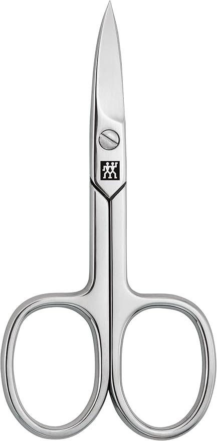 ZWILLING Beauty Classic INOX 5-Piece Manicure Set Pedicure Kit, Stainless Steel Nail Care, Cowhide, Crocodile Edition, Red