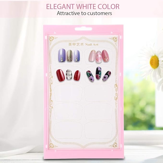 Nail Gel Polish Display Board, Nail Art Tips Chart Practice Design Rack Polish Palette Stand Showing DIY at Home()