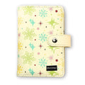 Maniology Mini Snowflakes Stamping Plate Organizer | Limited Edition Compact Holiday Nail Art Storage Case with 16 Top-Loading Semi-Sheer Pockets for Stamping Plate Protection