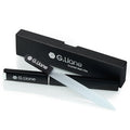 Crystal Nail File-Double Sided Etched Glass Nail Files, Alternative to Metal Nail File & Emery Boards (Black)