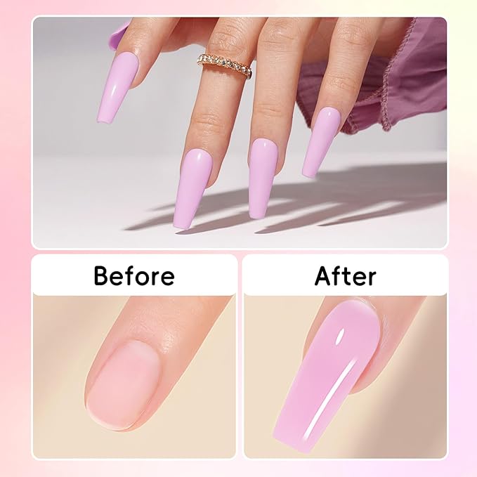 Acrylic Powder 120g 4.23oz No Lamp Needed for Nail Extensions, Bubble Free Formula Acrylic Nail Powder for 3D Art Sculpting Tips, Long Lasting Salon Quality Manicure