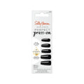 Sally Hansen Salon Effects Perfect Press-On Nails | Coffin Shape | Easy to Apply, Non-Damaging | 30 Nails, Nail Glue, Adhesive Tabs, File | Onyx-Pected