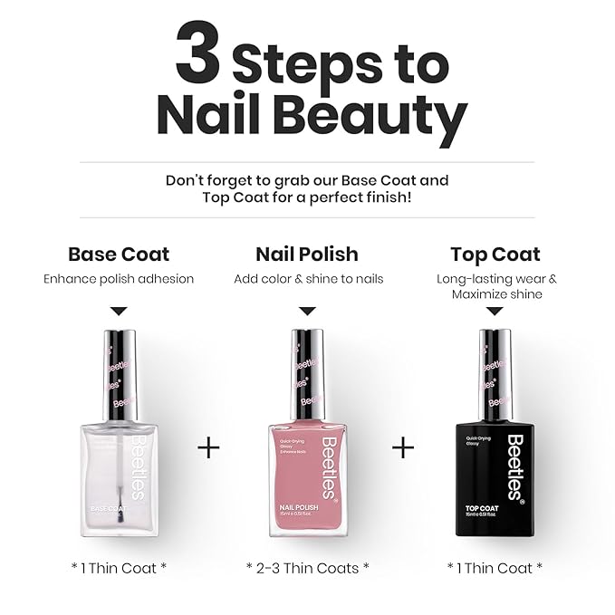 Beetles Jelly Nail Polish Set, 6 Colors Sheer Pink Nail Polish Long Lasting & Quick Dry Clear Jelly for Valentines Women, Pink Nail Strengthener Polish for Salon DIY Manicure Set
