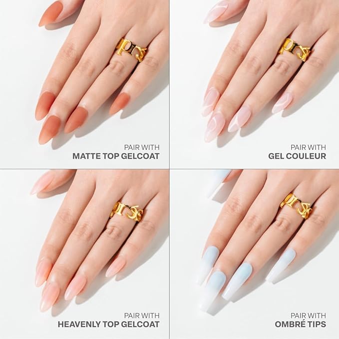 APRÉS Light and Shadow 40 Sheer Gel Couleur Nail Polish Collection, Set of 10 10ml (Fall - Clouds Roll In, 10 pcs)