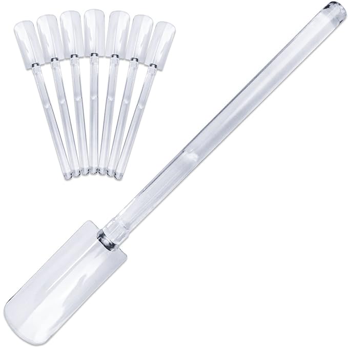 Beauticom Clear Extra Nail Display Tip Sticks (Quantity: 100 Pieces)