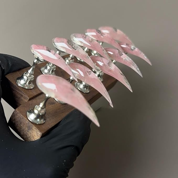 Gothic Halloween Press on Nails,10 Pcs Handmade 3D Dragon Claw Design with Glossy Finish Reusable Detachable Claw Fake Nails for Women Size S