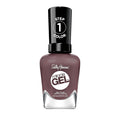 Sally Hansen Miracle Gel Salon Quality Nail Polish | Gel-Like Formula, Two-Step System, No UV Light Needed, Long Lasting | Opaque, Crème| 202 Saddle Up | Rich Warm Brown Nail Polish