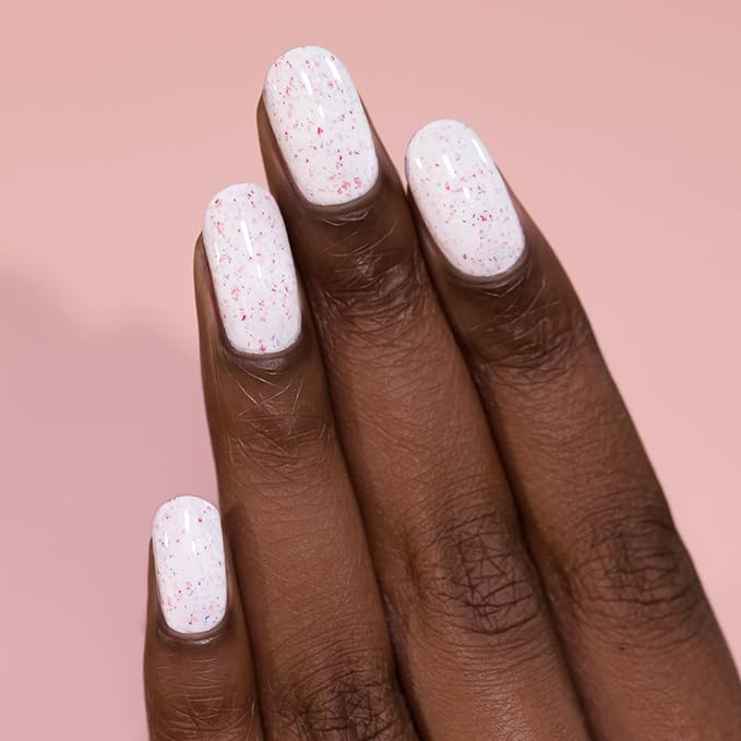 ILNP Heart To Heart - Creamy White Speckled Nail Polish
