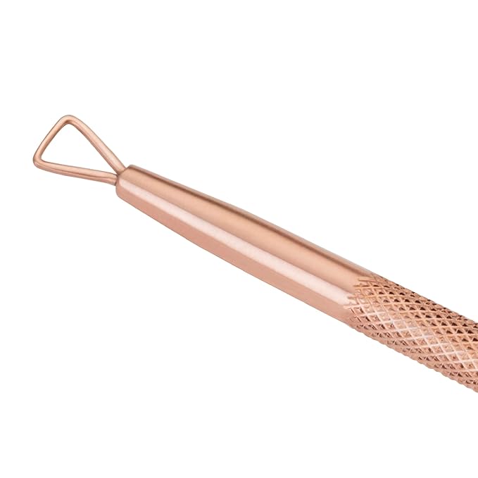 Tweezerman Rose Gold Manicure Kit Includes Nail Clipper, Dual-ended Polish Remover Pushy, and 2 Nail Files