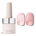 MEGIOR Nude Pink Jelly Gel Nail Polish 0.5 Fl Oz Neutral Transparent Colors Soak Off UV LED Lamp Light Cure Gel Polish Kit for Salon and Nail Art Starter Manicure DIY at Home