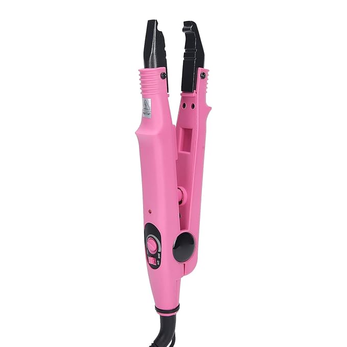 Brrnoo Hair Extension Fusion Bonding Tool, Ceramic Heater Surface Hair Iron for All Types of Hair Extensions, #2, 2.5m Cord, 25W