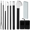 Segbeauty 7pcs Ingrown Toenail Removal Kit, Professional Pedicure Tools for Feet, Callus Shaver Cuticle Remover Kit with Storage Bag, Foot Corn Remover Home Pedicure Knife with Knife Sharpener Stone