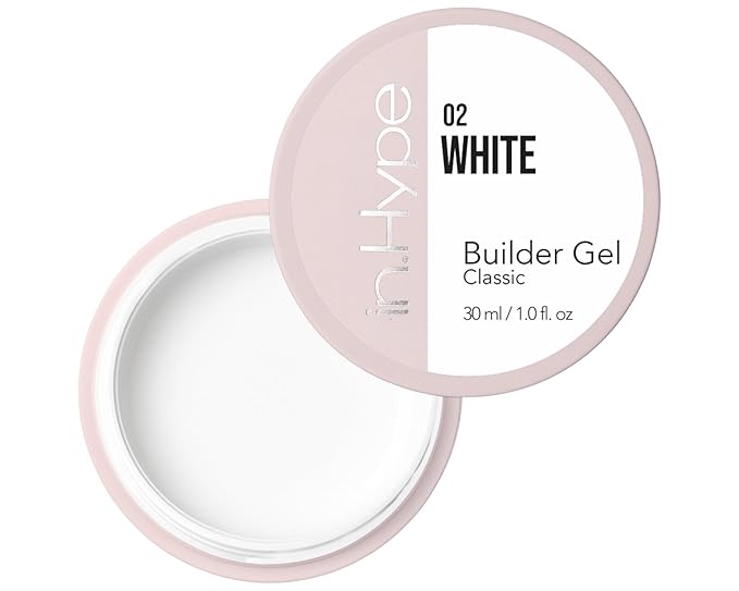 IN.HYPE Camouflage Builder Gel for Nail Extension/Strengthening (Extra White)