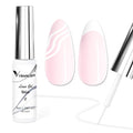VENALISA Liner Gel Nail Polish 8ML 1 Pcs White Gel Polish For French Tip With Thin Brush Nail Art Swirls Nail Design Soak Off UV DIY at Home Manicure Salon