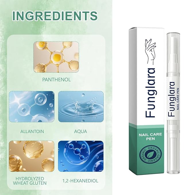 Nail Fungus Pen–Toenail Fungus Treatment Extra Strength for Toe Nail Repair Pen for Damaged Nails - 25% Undecylenic Acid with added Tea Tree Oil(3 PCS)