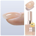 Double Rhythm Clear Gel Nail Polish 15ml Nail Strengthener Builder in a Bottle Nail Extension Hard Gel Soak Off Long Lasting UV Gel (Pastel Nude 8 in 1-8)