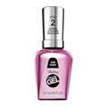 Sally Hansen Miracle Gel Nail Polish Super Volume Builder Top Coat | Salon Quality, Gel-Like Formula, Two-Step System, No UV Light Needed, Long Lasting | Sheer, Glossy