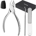 Toenail Clippers for Thick Nails for Seniors | Podiatrist Surgical-Grade Steel | Sharp Curved Blade & Non-Slip Handle | Toenail Clippers for Ingrown&Thick Toenails alicates para uñas de pies
