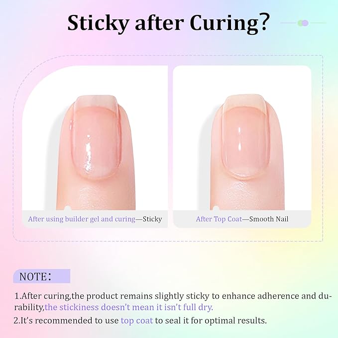 JODSONE Builder Gel for Nails,4Pcs Builder Gel Set 10ml,Nail Extension & Strengthening,Green Yellow Purple & Rose Red,Long Lasting Nail Art Gift Sets for Women