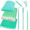 300 Pack Disposable Spoolies Brushes Sets Mascara Wand Lip Brushes Cotton Swab for Eyebrow Eyelash Extension Tattoo Lipstick Applicator