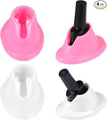 4PCS Nail Polish Bottle Holder Soft Rubber Nail Polish Bottle Holder Anti-Spill Bottle Stand Nail Holder For Painting Nails Manicure Display Tools Nail Polish Accessories Nail Art Supplies