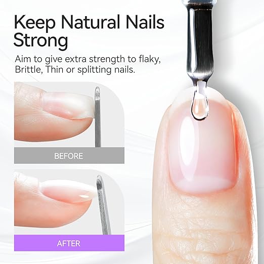 Gelike EC Gel Nail Glue for Beginners: 6 in 1 Strong Adhesive UV Nail Glue Press On Natural Acrylic Nail Tips for Salon Manicurist DIY Hema-Free Vegan 9 Toxics-Free Quick Dry Soak Off Low-Odor