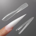 YOKEFELLOW Original Sandwich Dual Nail Forms - 15 Sizes 240Pcs Dual Forms for Builder Gel Quick Nails Extension, Poly Gel Nail Mold For Manicures at Home (W560-Stiletto)