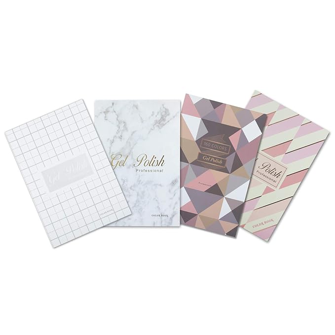 NMKL38 160 Nail Color Display Book Chart with 240 Nail Tips UV Gel Polish Color Card Board Salon Tools (A04)