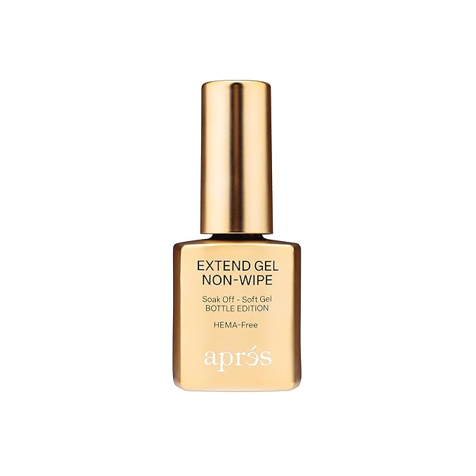 APRÉS Nail Non-Wipe Extend Gel, Soak Off HEMA-Free Gel-X Tips Adhesive 15ml / 0.5oz