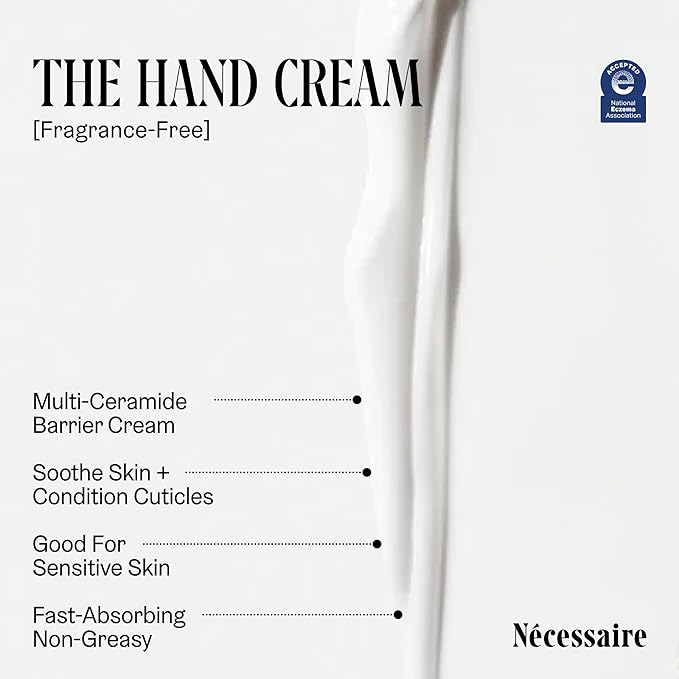 Nécessaire The Hand Duo – The Hand Cream + The Hand Retinol Treatment Gift Set for Dry Hands – Daily Moisture + Nighttime Repair with Ceramides, Peptides & Retinol – 2 x 2.5 oz