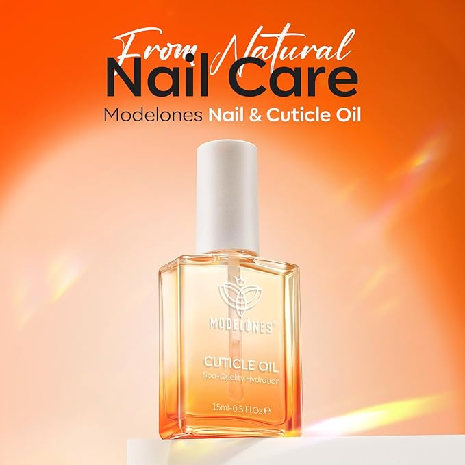 modelones Nail Strengthener Cuticle Oil for Nails Growth Oil Nail Oil for Growth and Strength Repairs Cuticle & Promote Nail Care Moisturize Dry Skin 15ml