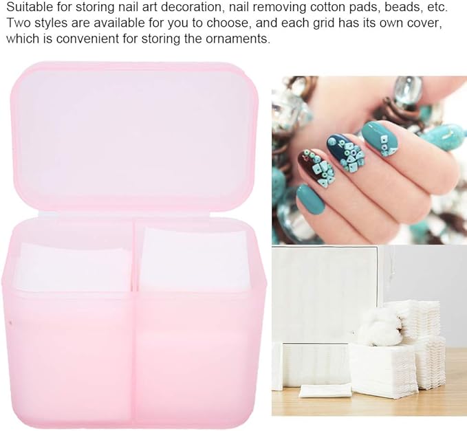 Makeup Organizer Holder, Durable Tasteless Nail Organizer Case, Convenient for Storing for Nail Salon Professional Manicurist(Pink)