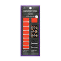 Dashing Diva Gloss Nail Strips - Free Candy - UV Free, Chip Resistant, Long Lasting Gel Nail Stickers - 3-Piece Manicure Set - Contains 32 Wraps, 1 Prep Pad, 1 File