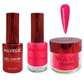 WAVEGEL Soak-Off Gel, Nail Lacquer & Acrylic/Dip Powder Matching Set - Queen Collection - #066 Princess Bath