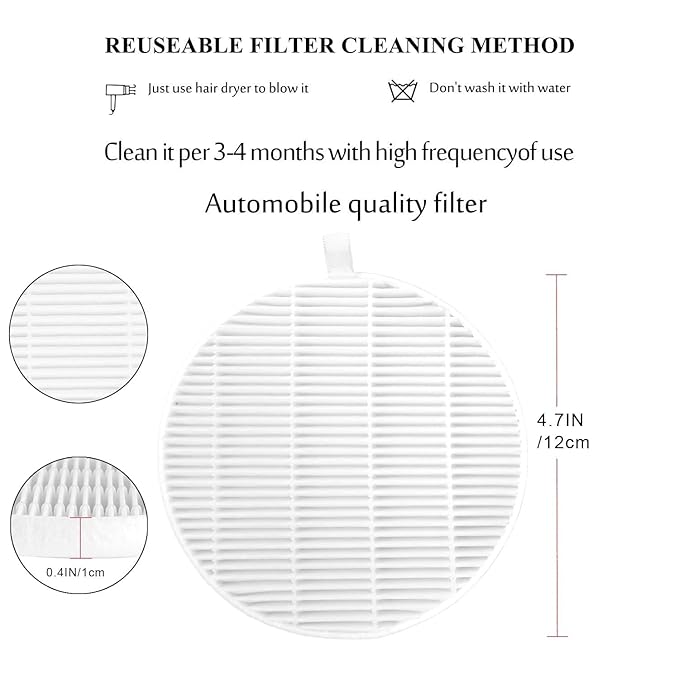 Portable Nail Dust Collector for Acrylic Nails 48W Powerful Dust Collector Nails with Filter, Nail Duster Collector Vacuum with Adjustable Speed Electric Dust Suction Machine for Manicure Home Salon