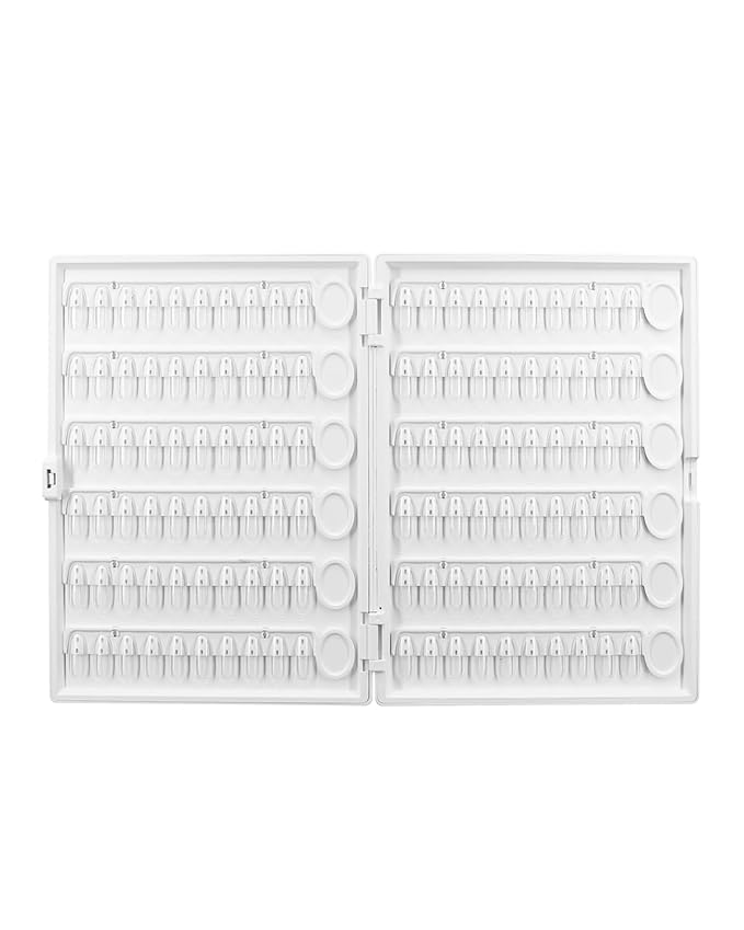 Clear Replacement Nail Tips for C9 C10 Nail Color Display Swatch Book (Transparent)