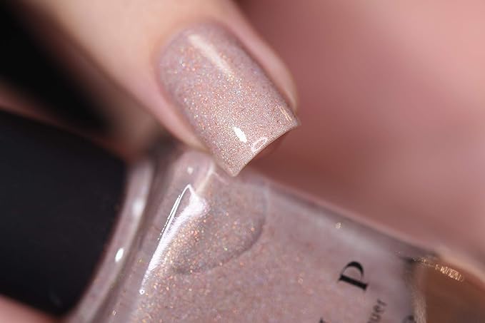 ILNP Hope - Soft Café Latte Holographic Nail Polish