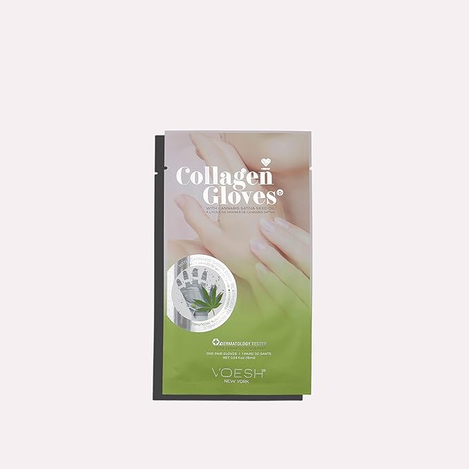 VOESH Collagen Gloves, Vegan Hand Masks, Herb Seed Oil, Moisturizing Hand Mask, Lotion Gloves, Hydrating Gloves, Hand Care, Spa Manicure Gloves, Dry Hand Treatment