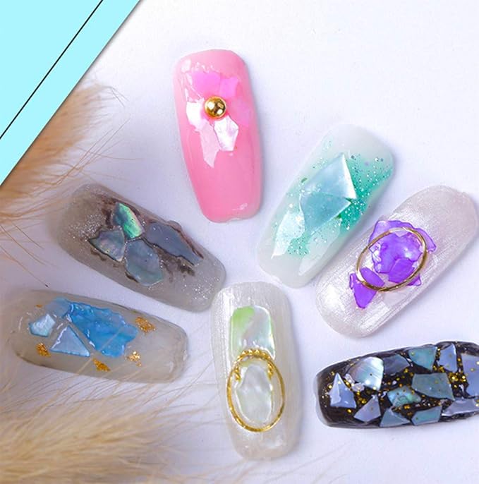 Nail Jewelry Shell Piece Abalone Slice Nail Patch Decorative Sequins