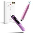 MelodySusie PocketNail Pen-Shaped Cordless Modular Nail Drill, Extended Kit, PC100GR 20000RPM Slim Portable Rechargeable Electric File for Nail Care & Gel Removal at Home for Beginners, Grape Ice