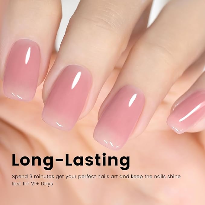 RARJSM Rubber Base Coat Gel Polish Nude Gray Purplish Pink Skin Tone Rubber Base Gel for Nails Natural Color French Manicure Extend Gel Soak Off Curing Requires Single Bottle 15ml Salon Home DIY Use