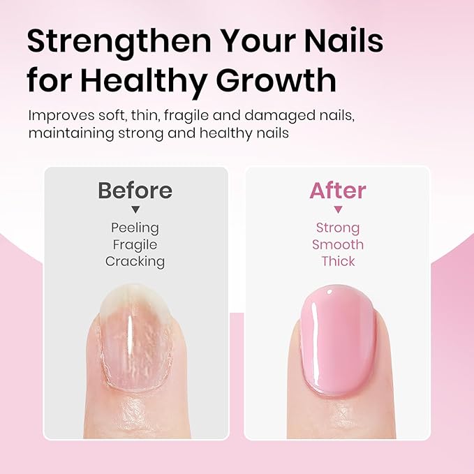 Regular Pink Nail Polish Quick Dry,Air Drying Fast Finger Nail Lacquer Non Gel Glossy Salon Manicure DIY at Home 0.54 fl.oz
