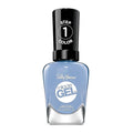 Sally Hansen Miracle Gel Salon Quality Nail Polish | Gel-Like Formula, Two-Step System, No UV Light Needed, Long Lasting | Opaque, Crème | 638 Comfy Co-sea | Muted Teal Nail Polish