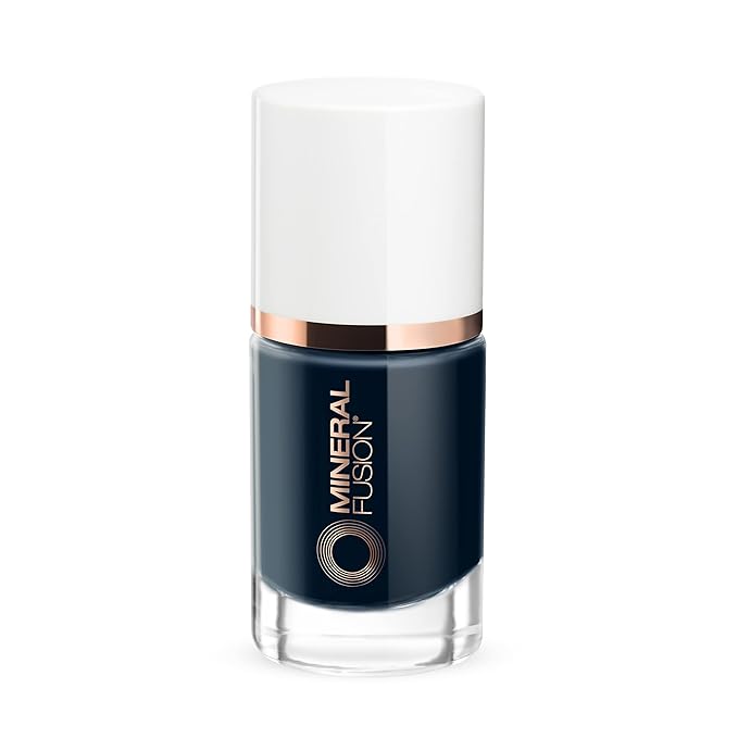 Mineral Fusion Nail Polish, Dark Blue, Deep Dive Deep Dive 0.33 Fl Oz (Pack of 1)