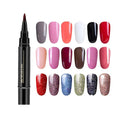 Professional Nail Pen Set,6/12/18 Colors per Set,3 in 1 Quick Dry Nail Polish Pens,Colorful Gel Pens for DIY Nail Art, Easy Nail Polish Pen for Women Girls (B Set/18pcs)