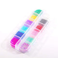 3D Nail Caviar Beads 12 Colors Glass Mini Ball Micro Caviar For Woman Decorations Transparency AB (AB beads)