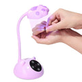 Beetles Gooseneck UV Nail Lamp - Meowgic GrapePurr Mini LED Nail Light with 3 Timer and Countdown Display Flash Cure Lamp for Gel Polish Nails Glue Builder Gel Smart Sensor Cordless Nails Dryer