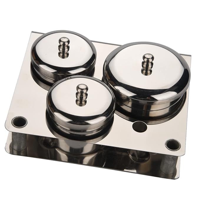 Stainless Steel Nail Liquid Container Mini Bowl for Acrylic Powder & Liquid – Nail Art Tools Organizer Holder with Lid for Manicure Salon Use
