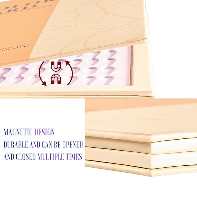 Acycoin2A 180 Nail Color Display Book Chart with 240 Nail Tips (B Style)